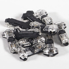 10Pcs T Type 1 Pin Low Voltage Wire Connector, Quick Solderless Wire Splice Conn