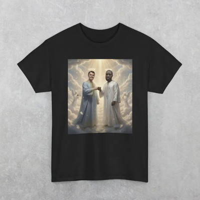 Charlie Kirk & George Floyd In Heaven T-Shirt, Two Brothers With The Father