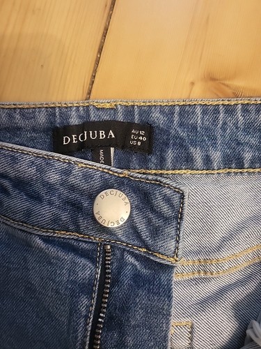 DECJUBA Rough Hem Bootleg Jean Size 12 Excellent Condition RRP $119.95 - Bild 4 von 8