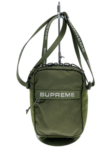 Sac bandoulière Supreme nylon vert occasion