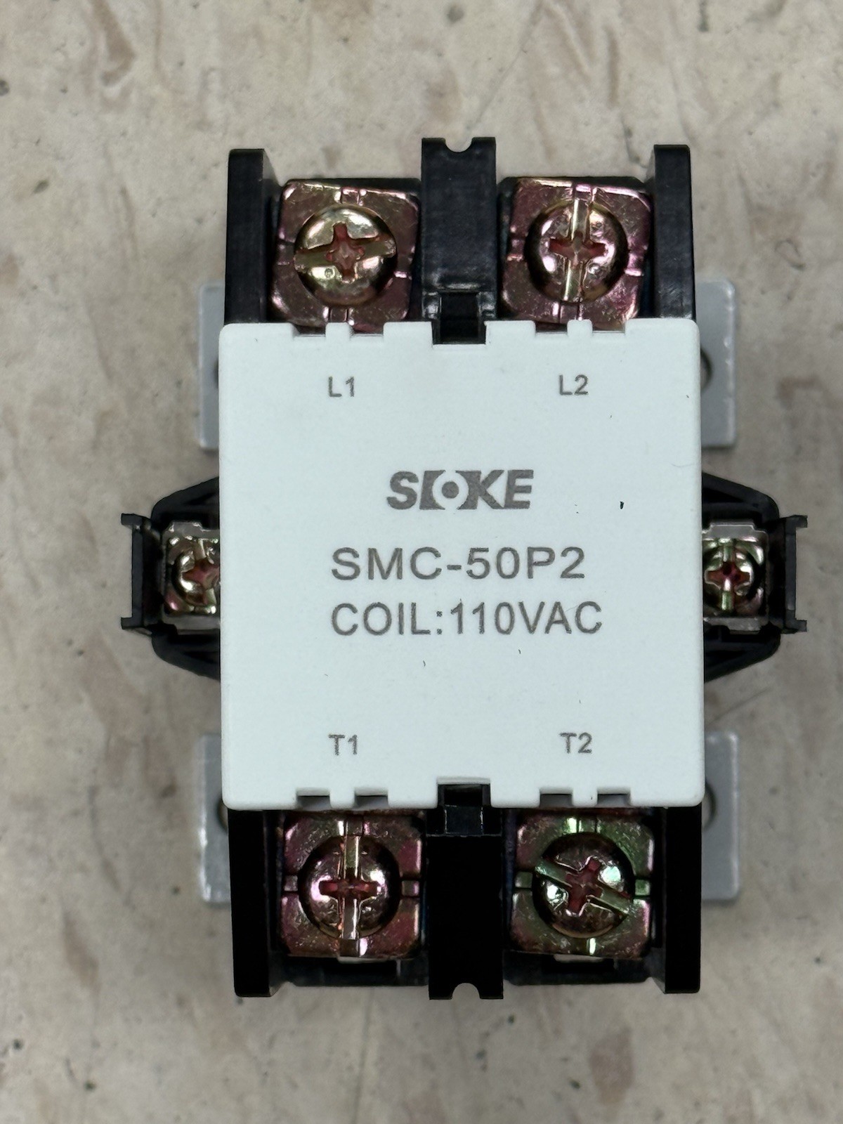 SMC-50P2 Coil 110V Definite Purpose Contactor 2 Pole For Rebar Bender RB32 #10