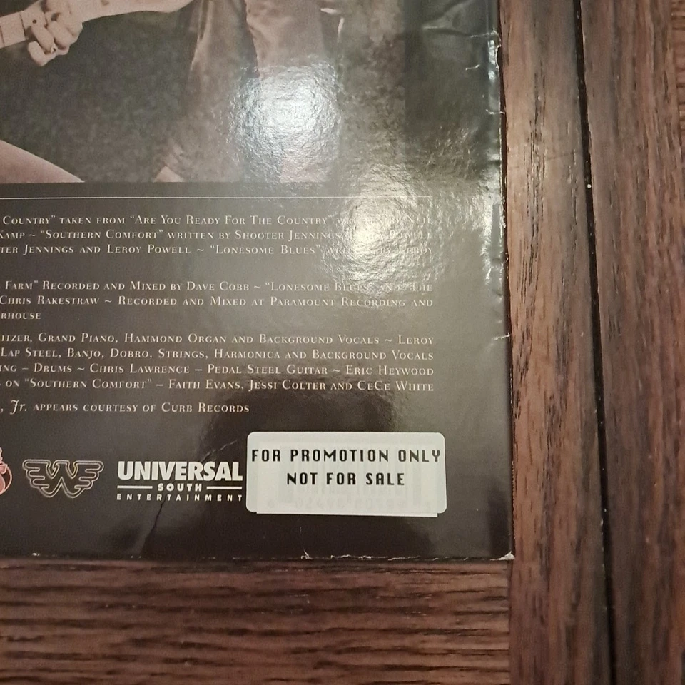 Shooter Jennings Put The O Back In Country LP 2005 Autograhed!!! - Image 4 of 4