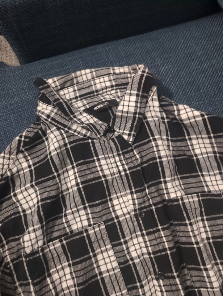 Nueva camisa gris nova hombre abotonada Foto 2 de 3