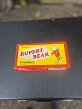 Vintage 1982 Rupert Bear 28 Piece Domino's Set