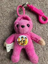 Nsync  Mini Teddy Bear Plush Clip Keychain 2000