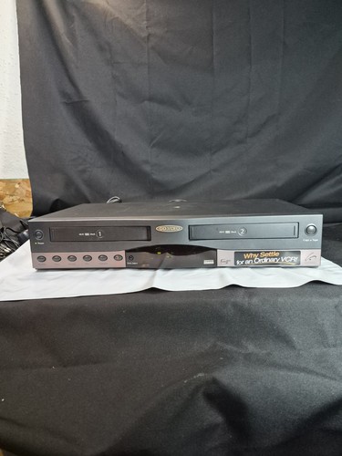 Go Video VCR VHS Recorder Dual Deck Player Copier Model DDV9556 No Remote Works