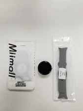 Google Pixel Watch Bluetooth Silver with Gray Smart Watch Good Condition VG2849