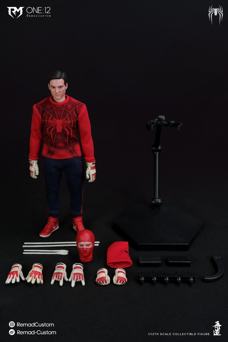 Remad Custom RM-008 1/12 Spider Human Wrestler Tobey Maguire