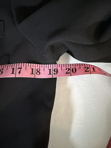 INC International Concepts Blazer grande donna foderato nero singolo ventilato poliestere - Foto 4 di 6