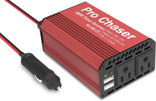 400W Car Power Inverter DC 12V to AC 110V Converter with Dual AC Outlets 6.2