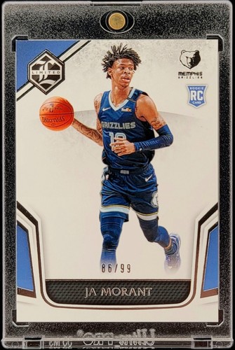 その他 2019 PANINI INSTANT ORANGE JA MORANT RC Ja Morant 2019-20 Panini Obsidian Orange Rookie Patch Autograph