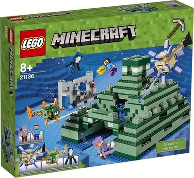 LEGO  MINECRAFT 21136 - Das Ozeanmonument - NEU OVP NEW SEALED