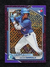 2024 Bowman Chrome Prospects Mega Box Purple Mojo Refractor Arjun Nimmala 0o3x