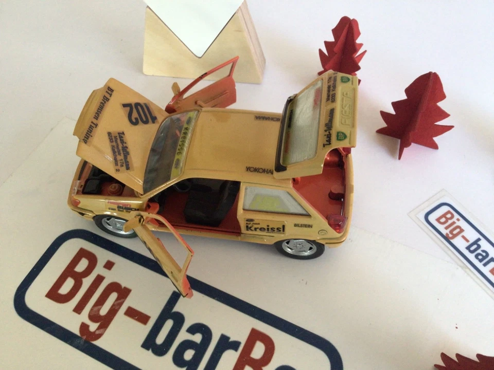 🔥Lot vintage🚗 SCHABAK MODEL FORD FIESTA 1520/1521 1/25 🔥✨STREPITOSA ✨🔥 - Immagine 4 di 4