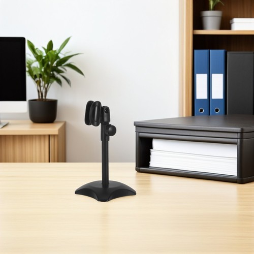  Stojak na mikrofon biurkowy: Regulowana wysokość Stojak na mikrofon Uchwyt na blat - Biuro - Zdjęcie 10 z 12