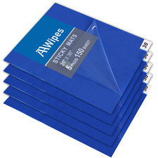 Sticky Mat Tacky Pads Adhesive 24" x 36" 5 Packs, 30 Sheets/Packs, 150 Sheets To