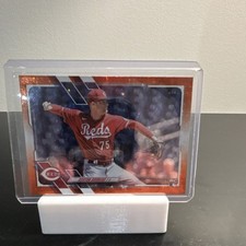 Topps 2021 Update Series Ashton Goudeau Rookie Orange Foil Serial #US182 Reds