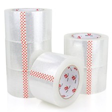 3" Heavy Duty Packing Tape 3 inch x 110 Yards, 2.4 mil Thick, Clear 3 Inch W...