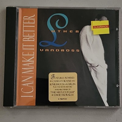 Luther Vandross I Can Make It Better Single CD Rare Remixes R&B Soul