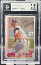 1982 Topps Baseball #685 Bert Blyleven Indians Twins Legend HOF BGS 8.5 NM-MT+