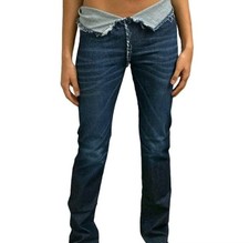 Vintage Diesel Denim Britney Spears Low Rise Raw Edge Waist Jeans Size 25