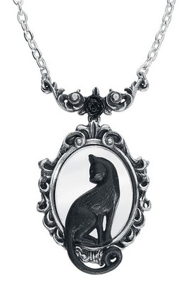 Alchemy Gothic Halskette Damen Feline Felicity silberfarben Standard