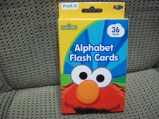 Sesame Street  Alphabet 36 Flash Cards,  Pre-K & K, New and sealed package