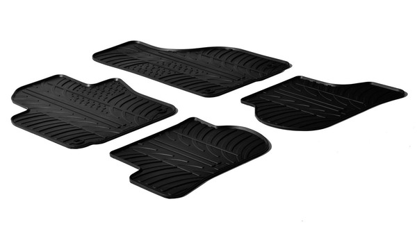 Satz MaßGefertigter Gummimatten - Kompatibel Mit Volkswagen Golf V 3P (11/03>10/-image