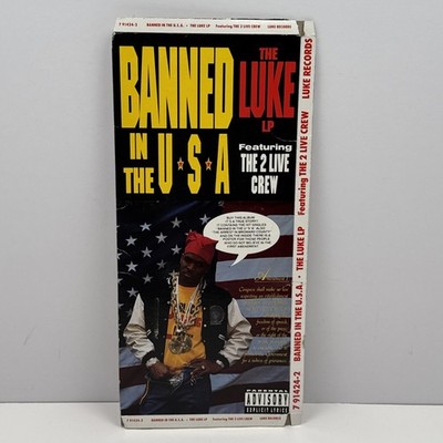 The Luke LP 2 Live Crew Banned in the USA CD Longbox Long Box No CD Box Only