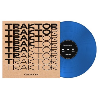 Native Instruments TRAKTOR Control Vinyl MK2 2024 Edition, blue - DJ Control