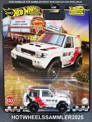 HOT WHEELS PREMIUM ''MITSUBISHI PAJERO EVOLUTION'' BOULEVARD OVP UNGEÖFFNET!