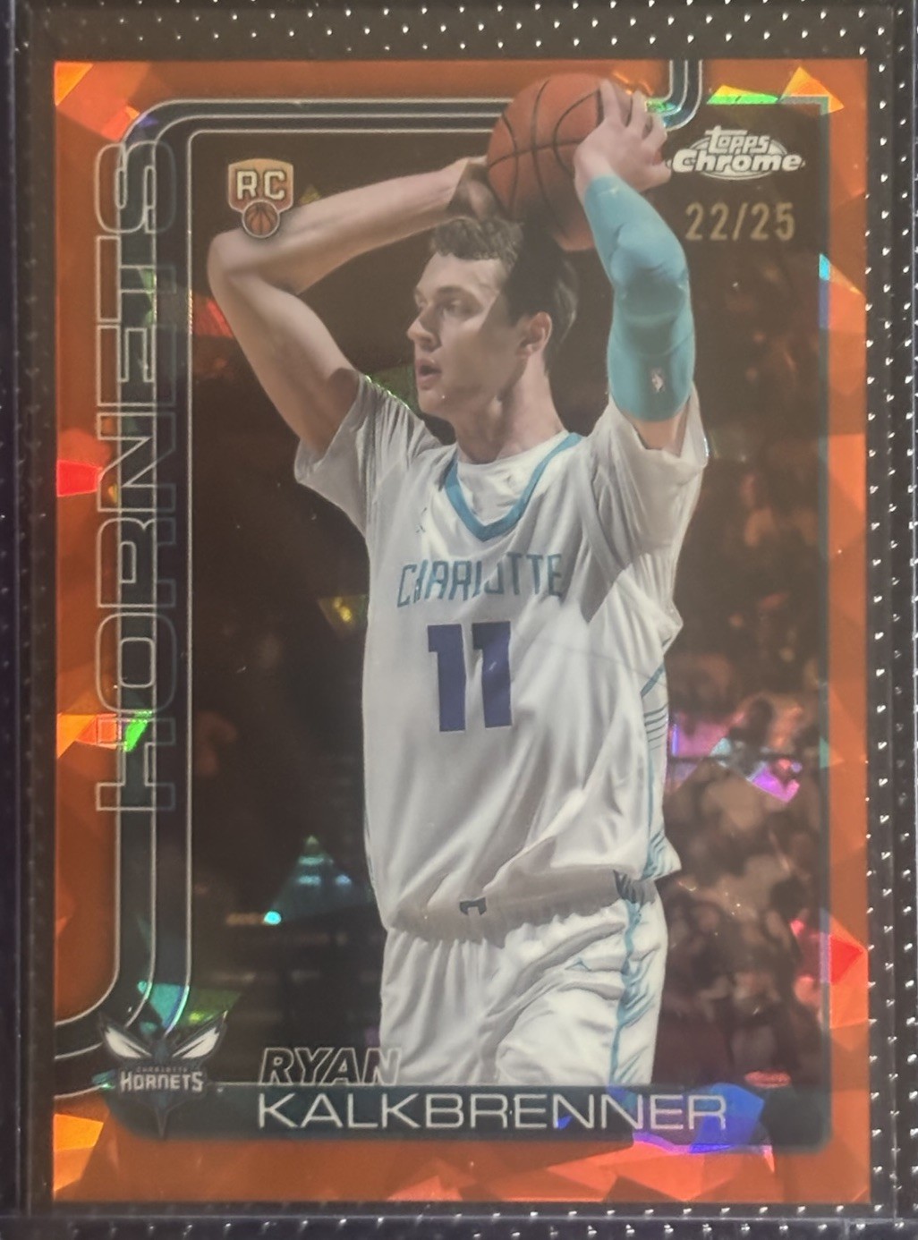 2025-26 Topps Chrome Sapphire Ryan Kalkbrenner #284 Orange /25