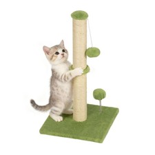 FDW 22 Inch Cat Scratching Post Scratcher 22 Inches for Kitten, Green