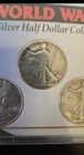 World War II Silver Half Dollar Collection, Lot of 4 Walking Liberty Halfs — photo 4