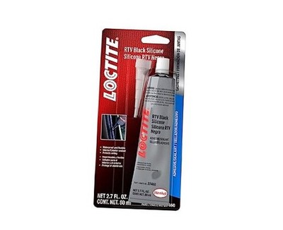  37460 Black RTV Silicone Adhesive/Sealant Tube - 80 ml 80 Milliliter
