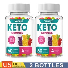 2 x Keto ACV Gummies Apple Cider Vinegar Diet...