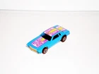 REDLINE HOT WHEELS VIBRANT GLOSSY BLUE LOWDOWN FLYING COLORS 1975 NM