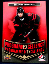 Brianne Jenner Tim Hortons Upper Deck Program of Excellence card POE-15, 2025-26