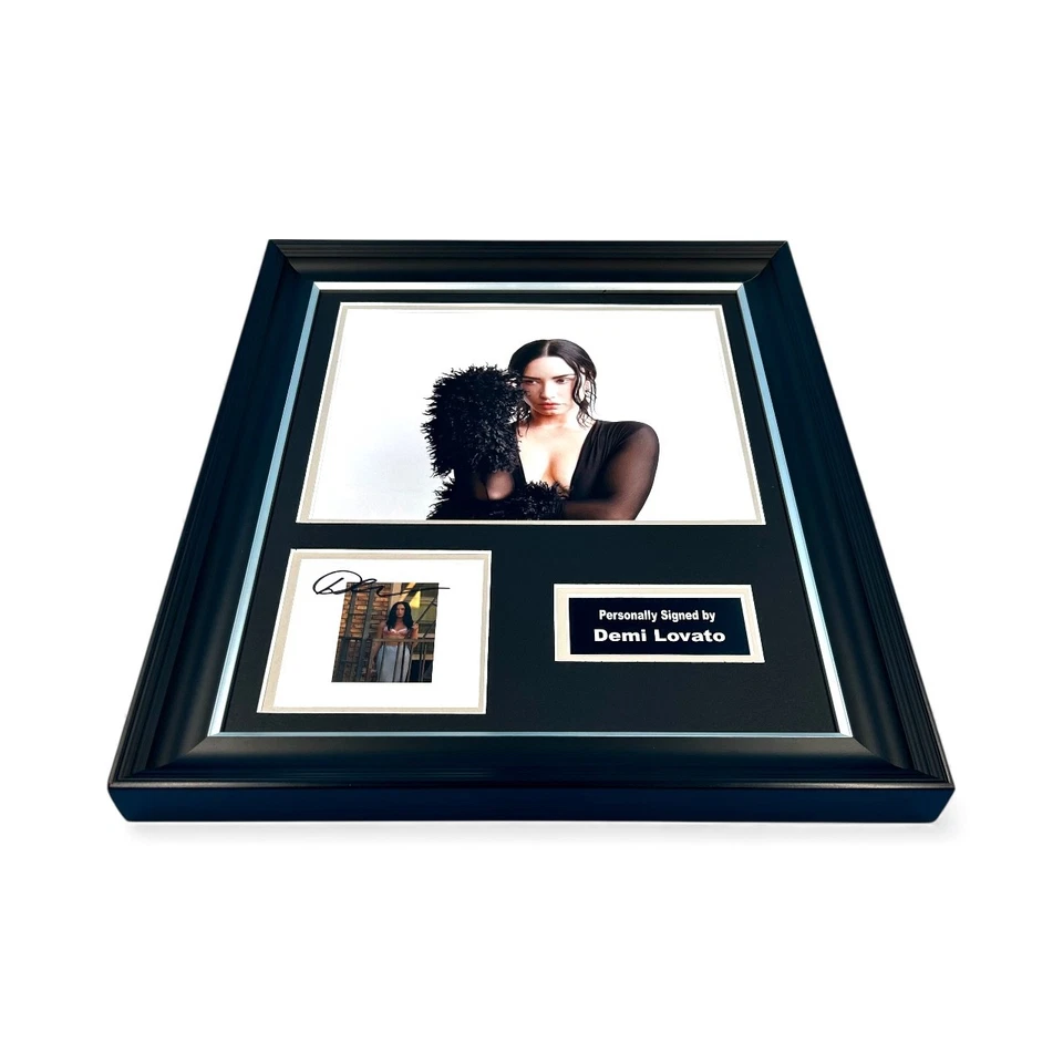 Demi Lovato  SIGNED It's Not That Deep Artwork Display & COA Autographed Music - Image 4 of 4