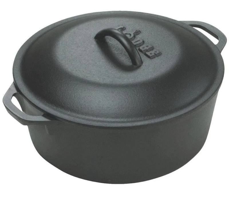 new Lodge 5-quart cast iron dutch oven