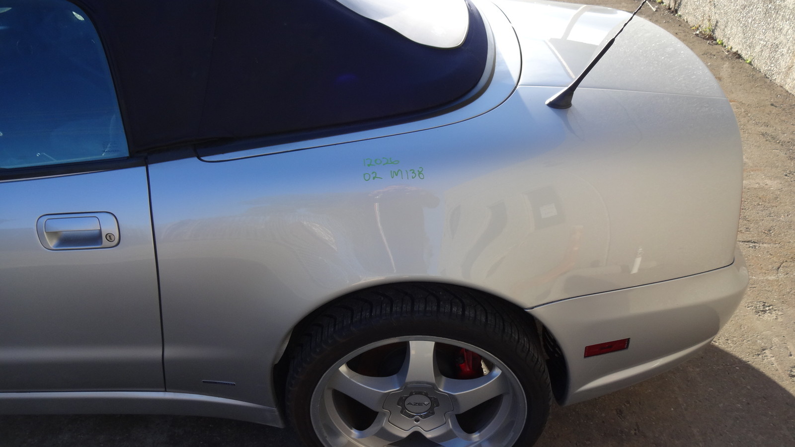 Maserati Spyder, LH, Rear Quarter Panel, Used, P/N 66069800