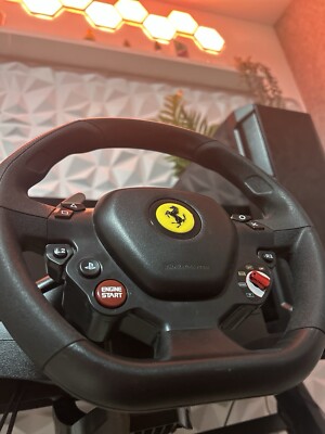 T80 Ferrari 488 GTB Edition Lenkrad FUNKTIONIERT FÜR PS5 PS4 PC