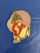 Classic Cardboard Christmas Die Cut Hang Up Displays 2 Sided B. Shackman **