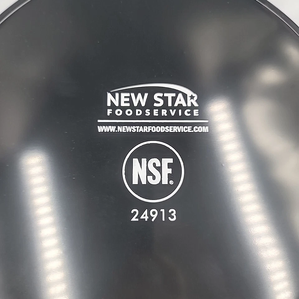 Bandeja antiderrapante New Star 24913 grau restaurante plástico forrado de borracha 11” preta nova - Imagem 3 de 4