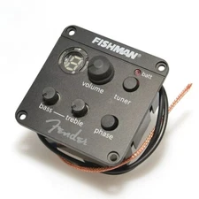 ISYS Piezo Pickups Preamp EQ Tuner Beat Set For Acoustic Guitar