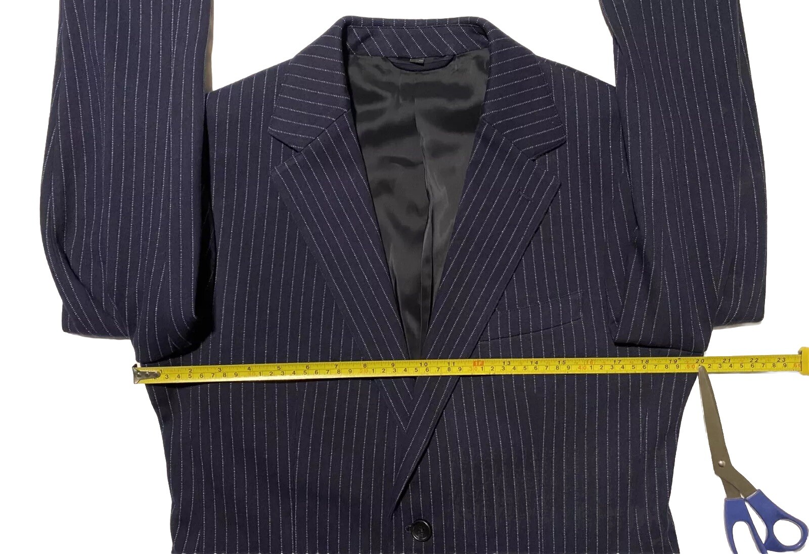 NWOT Bonobos Slim Fit Fortex Navy Striped Men's Blazer Jacket Size 40R