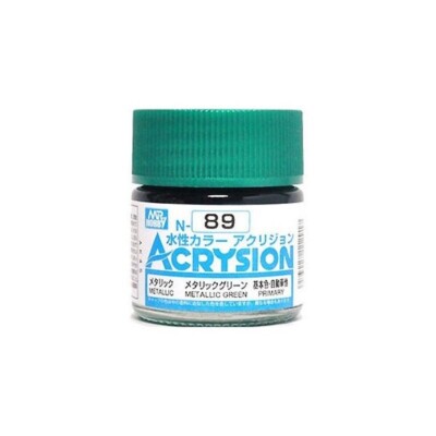 Mr Hobby - Gunze N-089 - Acrysion (10 ml) Metallic Green - Neu
