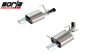 Borla ATAK Axle-Back Exhaust w/ 4.5'' Chrome Tips For 2011-2012 Ford Mustang 5.0L