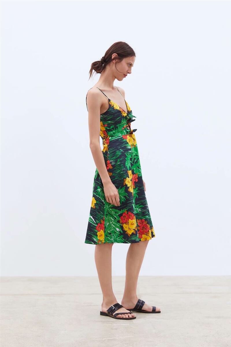 SinceThen★French style floral dress ワンピース ST33 XS-Lサイズあり【SETTAN/セッタン】ティアードフリル