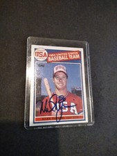 1985 Topps MARK MCGWIRE Signed Baseball Card original owner  bought/signedin 85